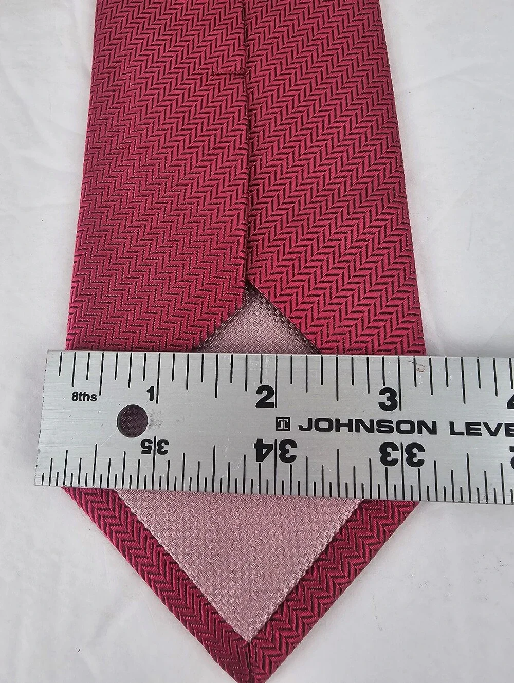 Thomas Pink Jermyn Street London England Silk Tie Magenta Pink Luxury Workwear